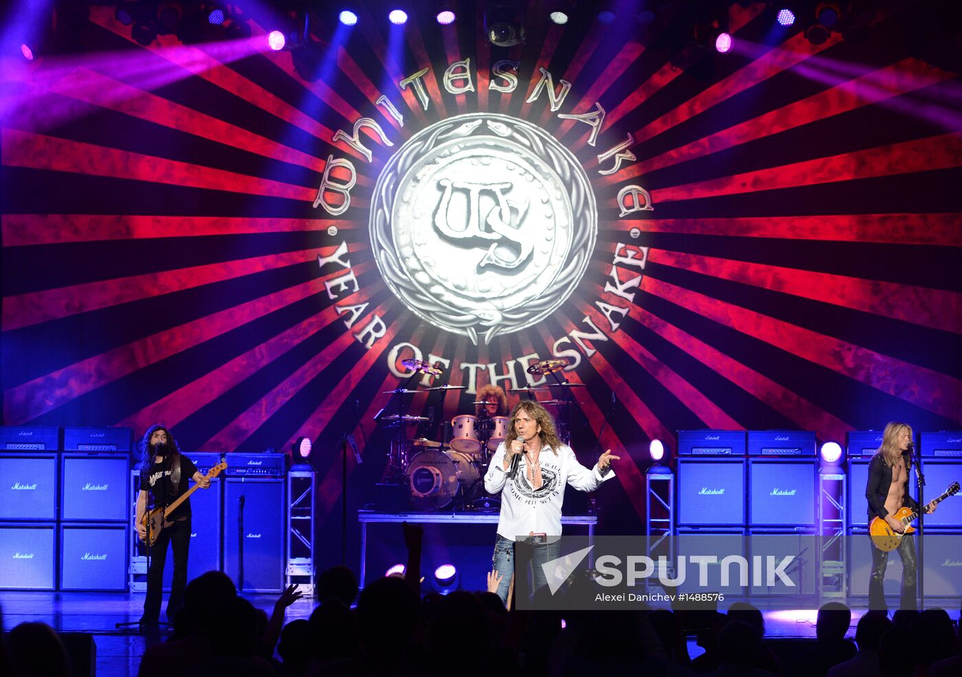 Whitesnake give concert in St. Petersburg