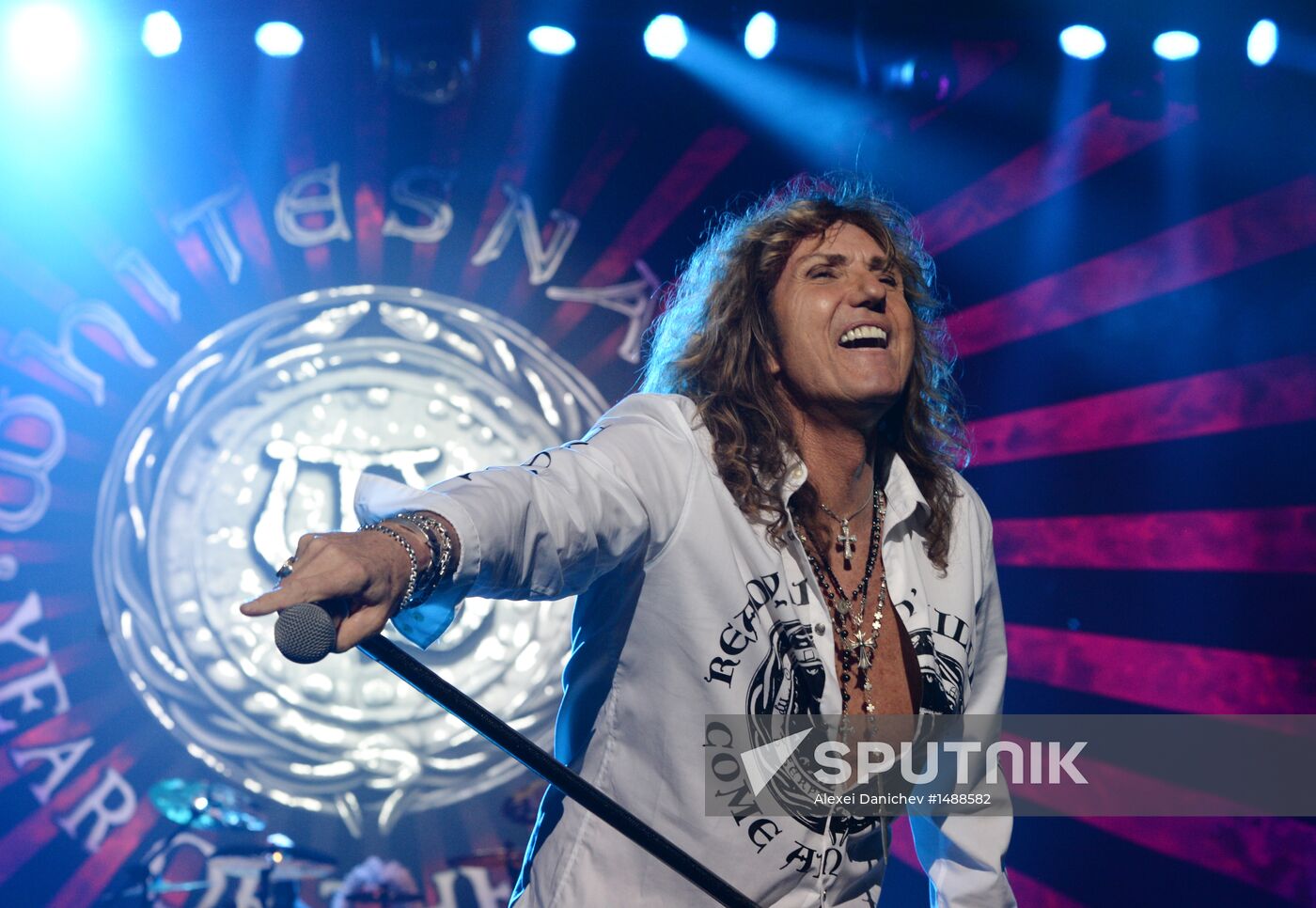 Whitesnake give concert in St. Petersburg