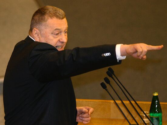 STATE DUMA PLENARY MEETING
