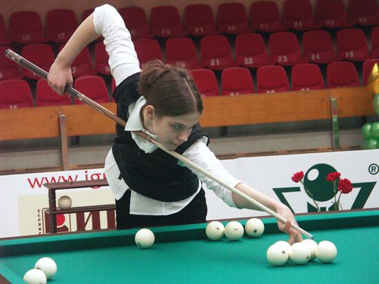 ANASTASIA LUPPOVA BILLIARD GAME CHAMPIONSHIP 