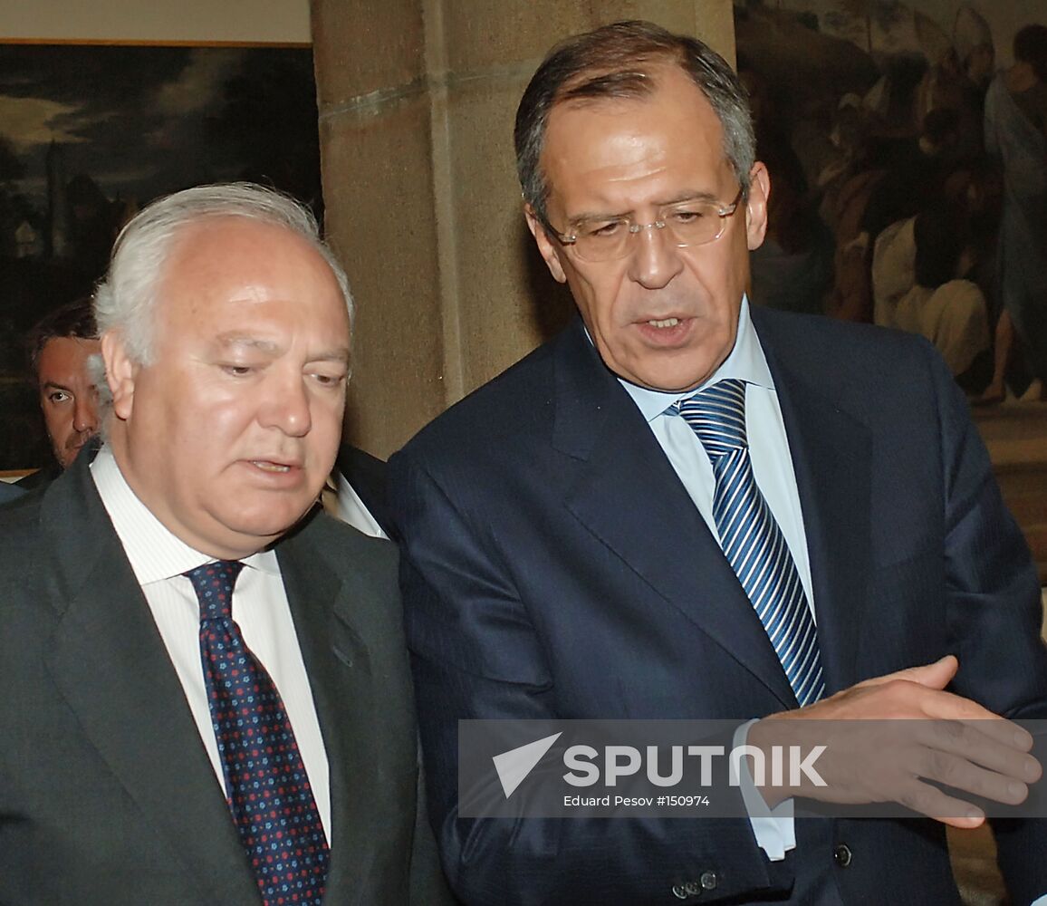 SERGEI LAVROV VISITS MADRID
