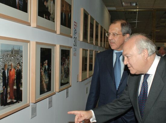 SERGEI LAVROV VISITS MADRID