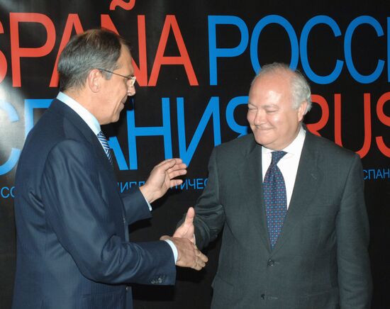 SERGEI LAVROV VISITS MADRID