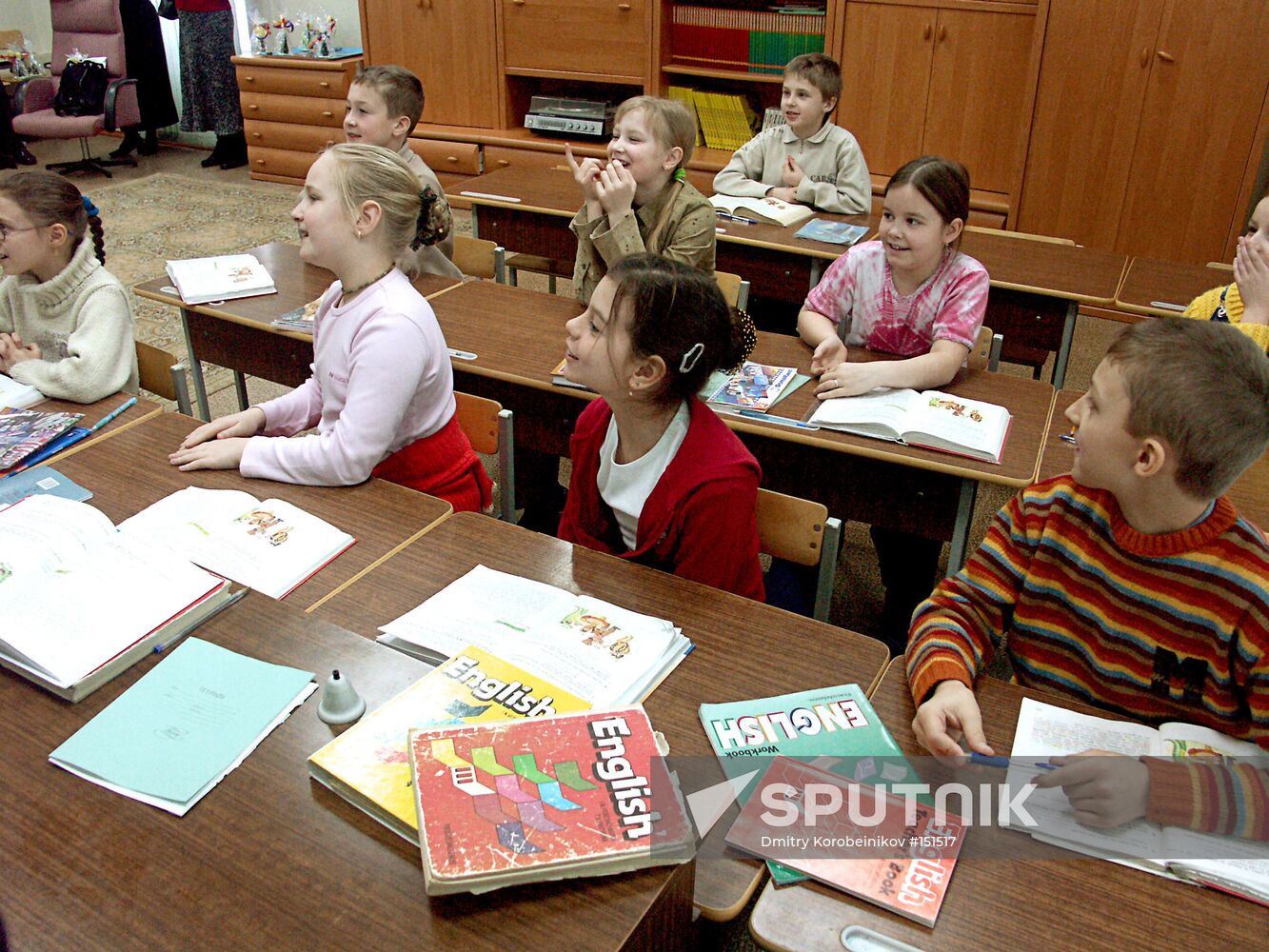 MOSCOW SCHOOL CHILDREN CLASS 