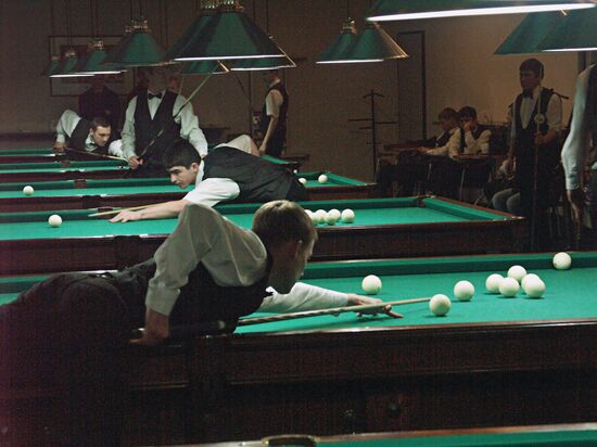 BILLIARDS CHAMPIONSHIP MOSCOW