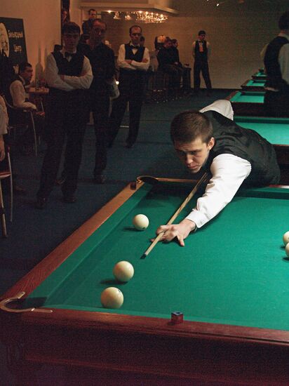 YEVGENY STALEV BILLIARDS RUSSIAN POOL CHAMPIONSHIP