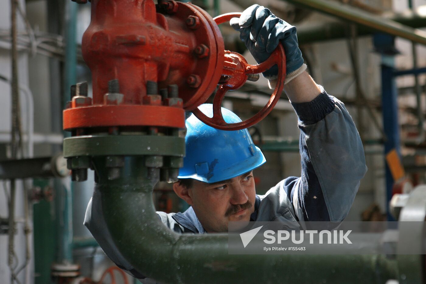 The Orenburg gas processing plant