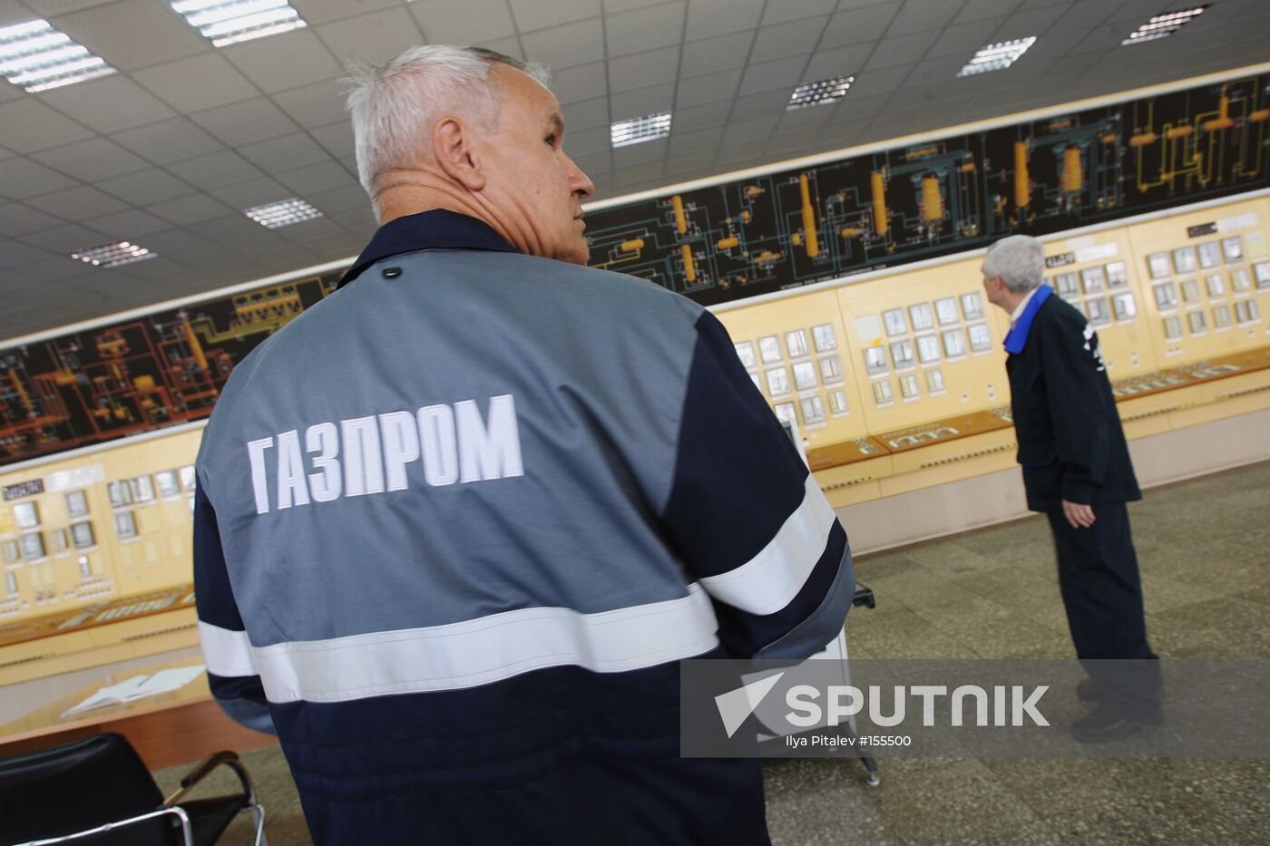 The Orenburg gas processing plant