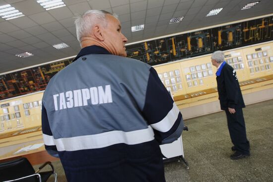 The Orenburg gas processing plant