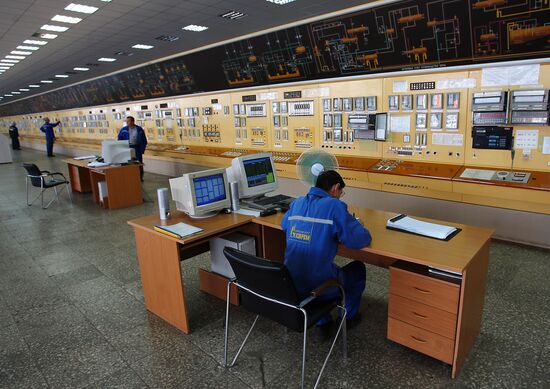 The Orenburg gas processing plant