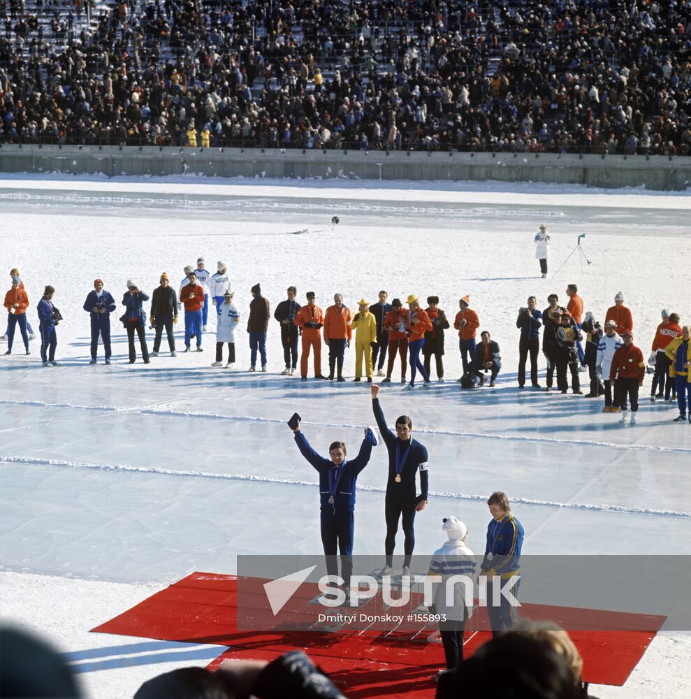 OLYMPIC GAMES SAPPORO WINNERS SKATERS