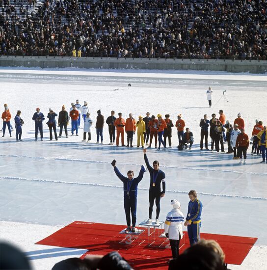 OLYMPIC GAMES SAPPORO WINNERS SKATERS