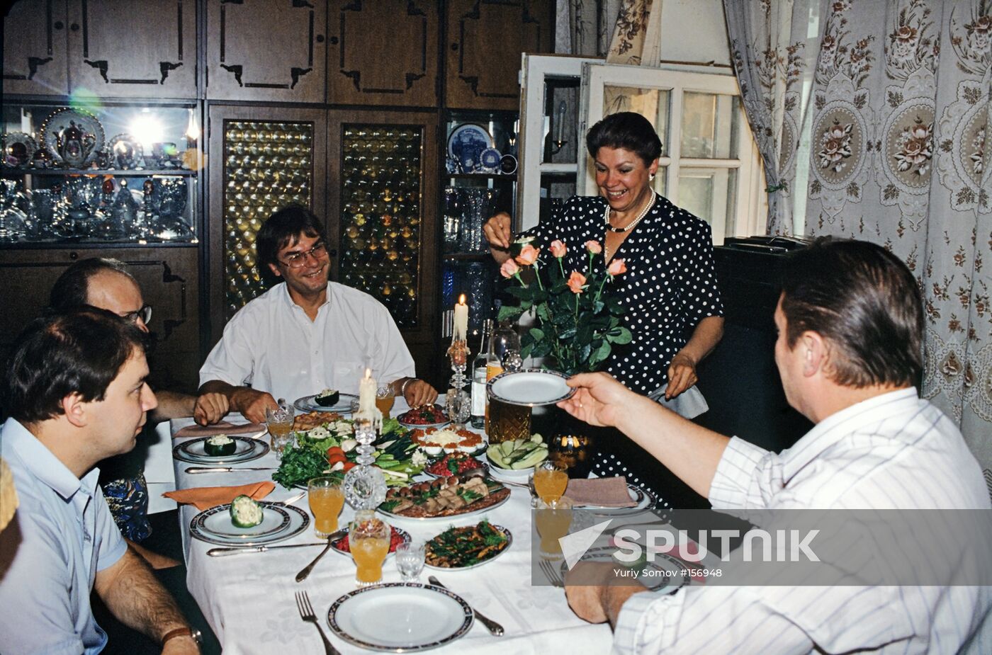 LARISA LATYNINA GYMNAST CELEBRATION FAMILY FRIENDS