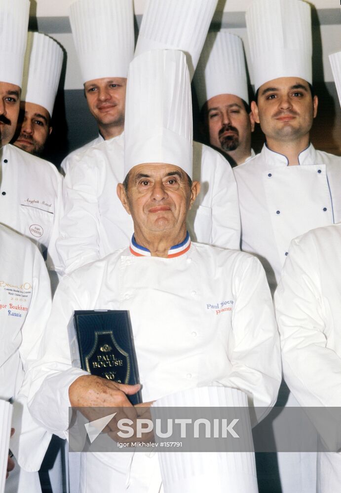 BOCUSE CHEF FRANCE VISIT MOSCOW