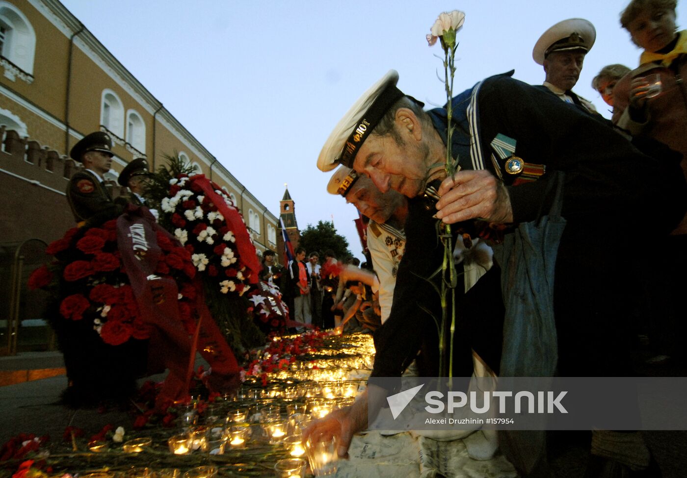 LAYING WREATHS