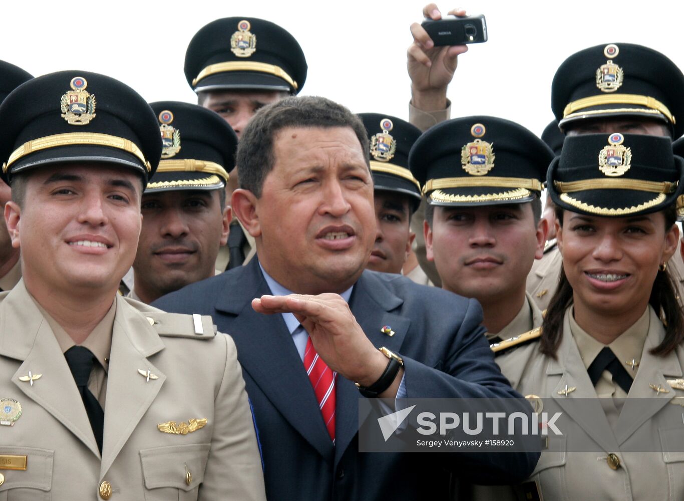 VENEZUELAN PRESIDENT HUGO CHAVEZ 