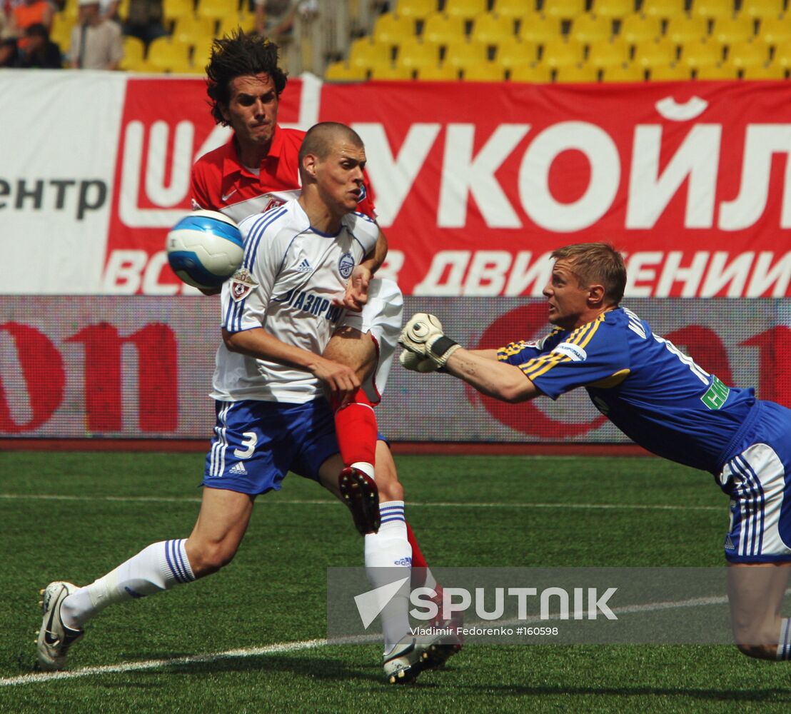 FOOTBALL SPARTAK MOSCOW - ZENIT ST. PETERSBURG 3-1