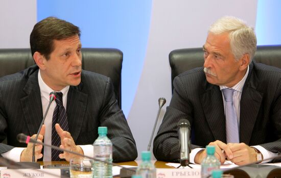 Boris Gryzlov and Alexander Zhukov 