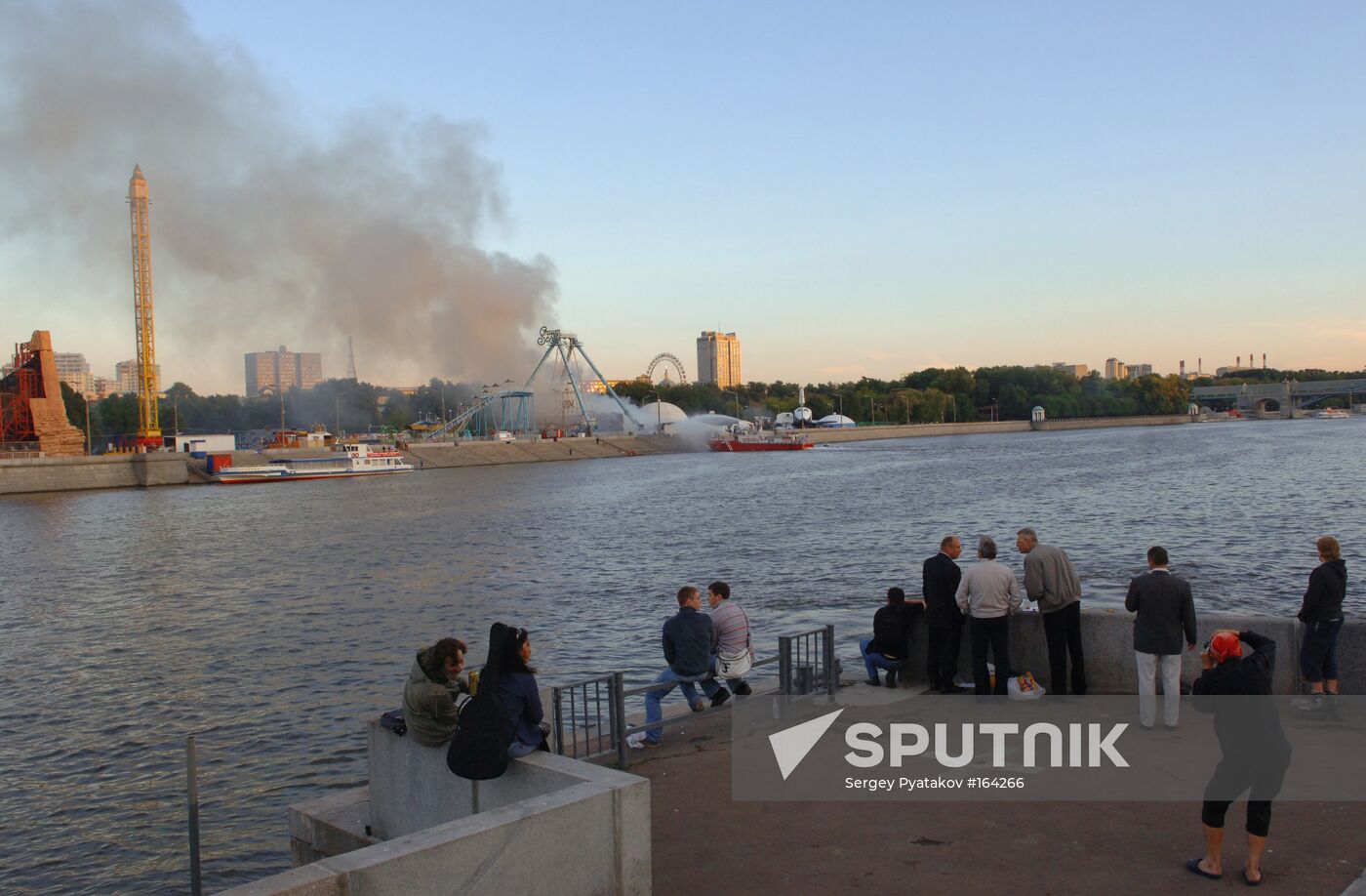 GORKY PARK MOSCOW FIRE