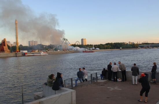 GORKY PARK MOSCOW FIRE
