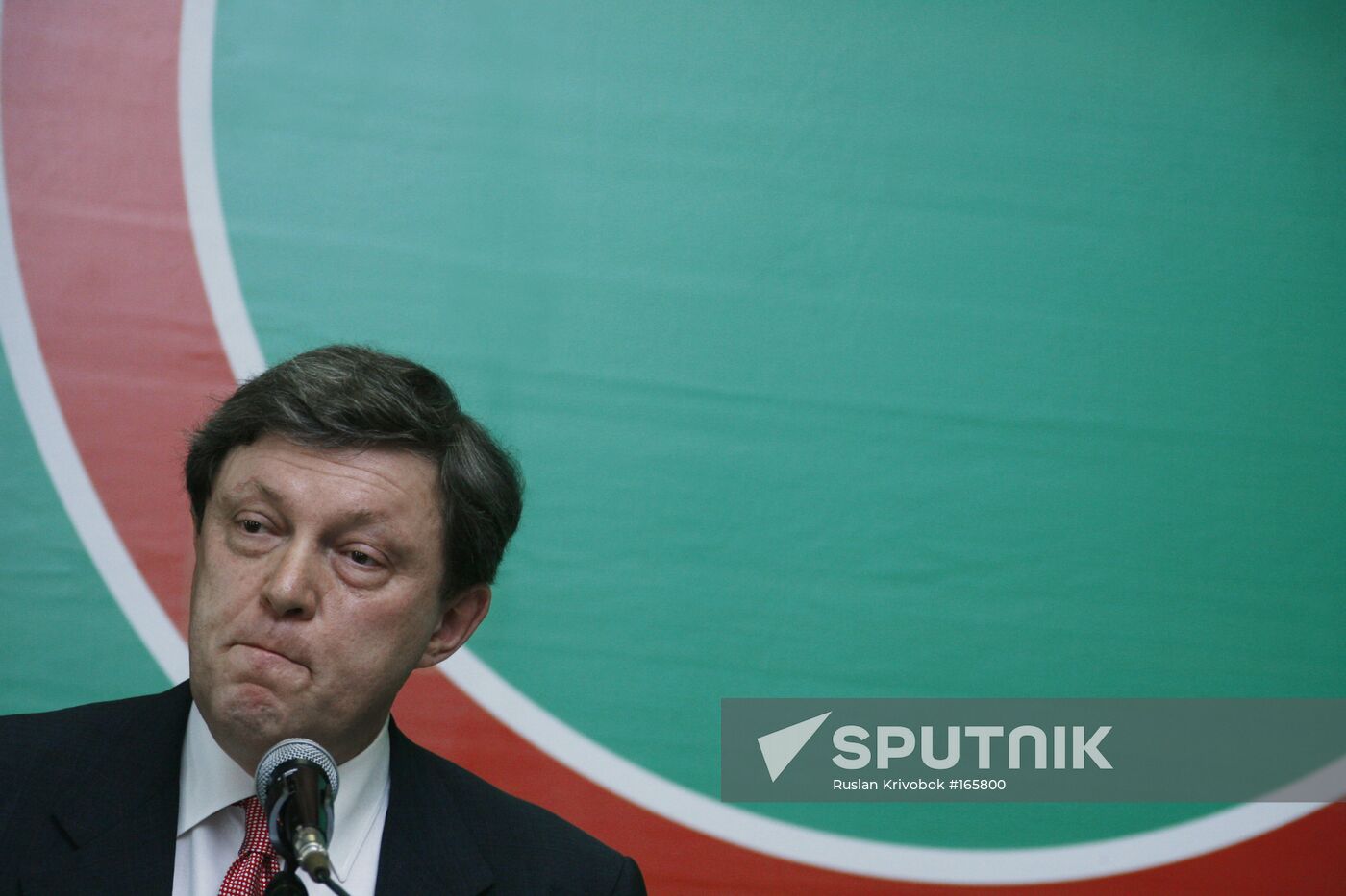 YABLOKO PARTY CONGRESS GRIGORY YAVLINSKY