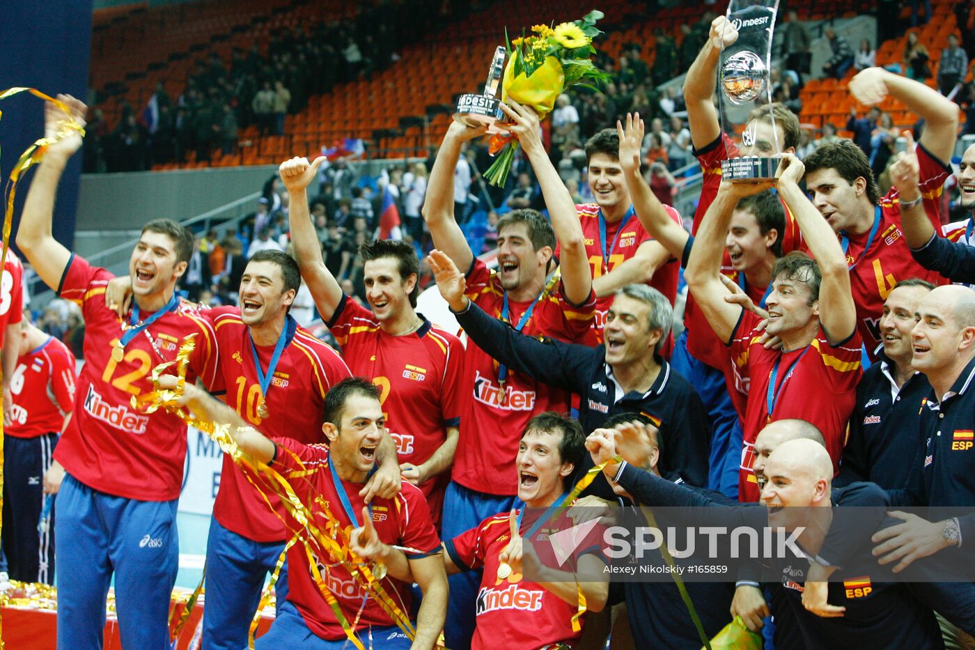 VOLLEYBALL EUROPE CHAMIONSHIP FINAL SPAIN-RUSSIA 3-2