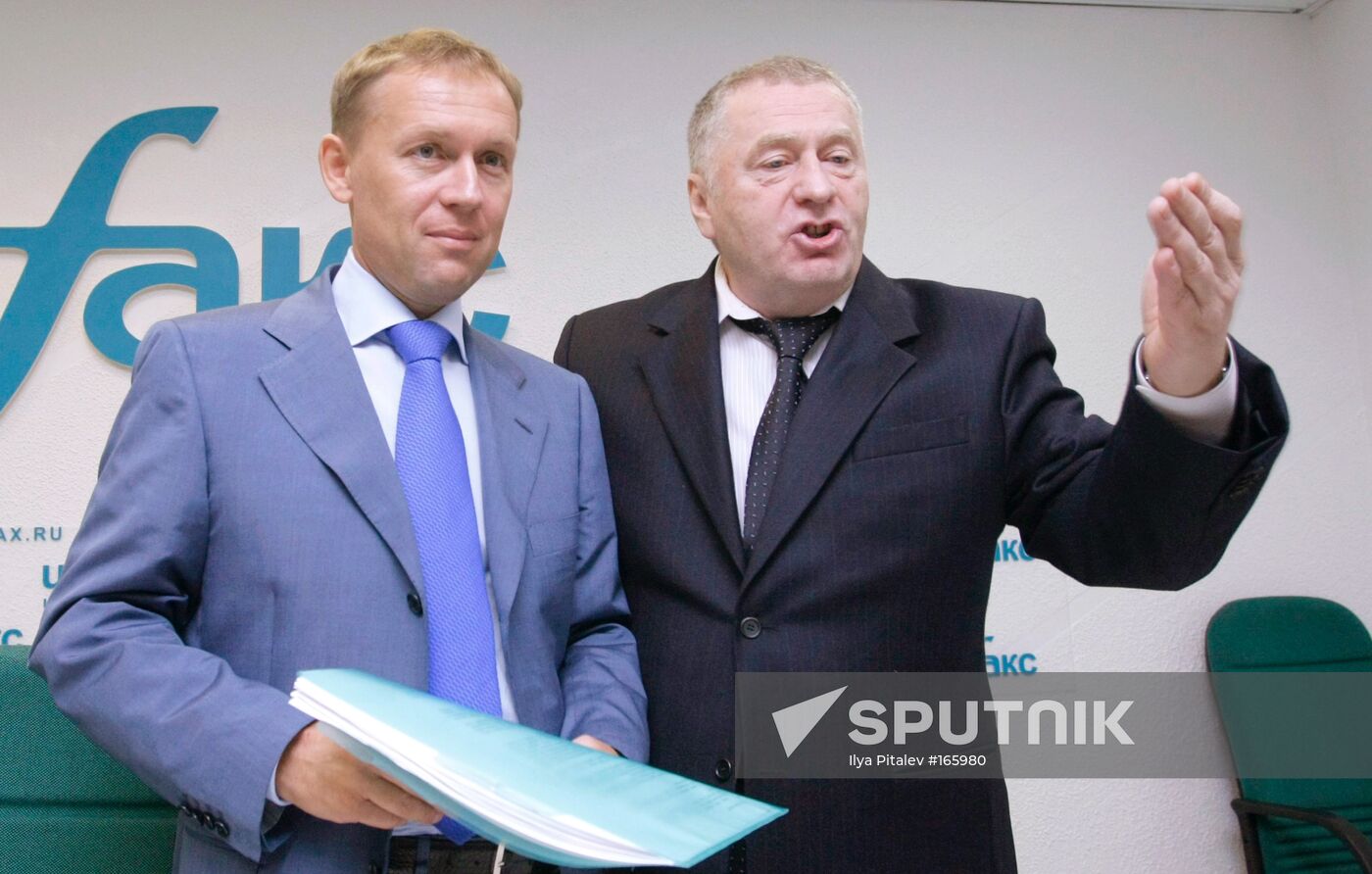 VLADIMIR ZHIRINOVSKY ANDREI LUGOVOY