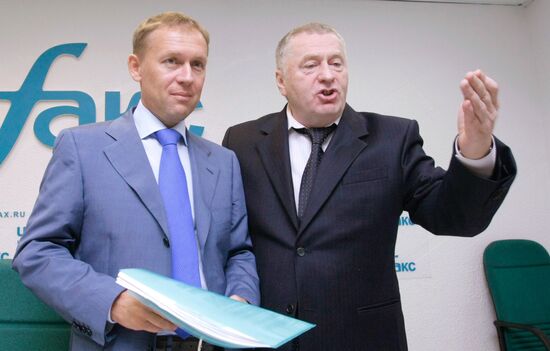 VLADIMIR ZHIRINOVSKY ANDREI LUGOVOY