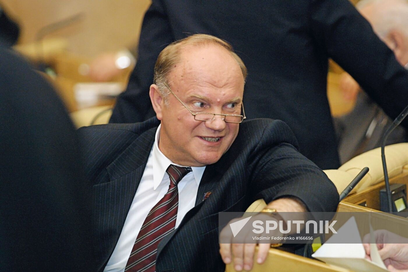 ZYUGANOV RUSSIAN COMMUNIST PARTY LEADER