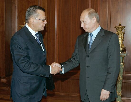 VLADIMIR PUTIN VIKTOR ZUBKOV