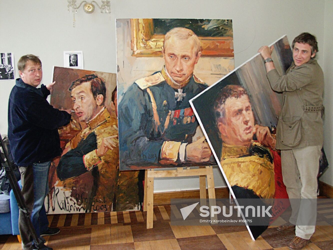 KALININ BAGDALOV ARTISTS CHERNOMYRDIN PORTRAIT