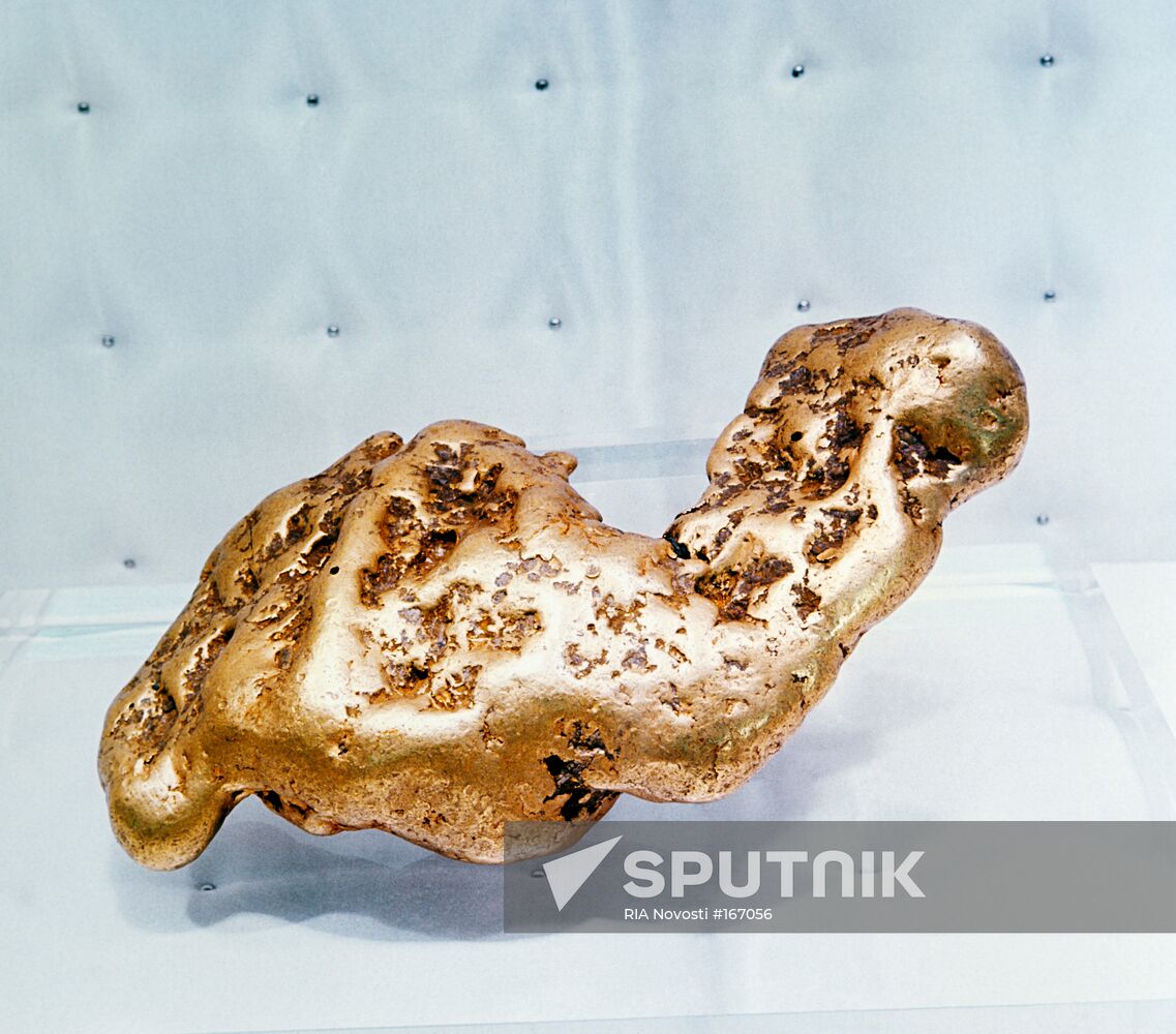 Russia Diamond Depository gold nugget