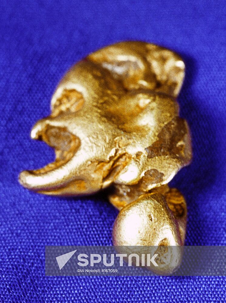 Russia Diamond Depository gold nugget