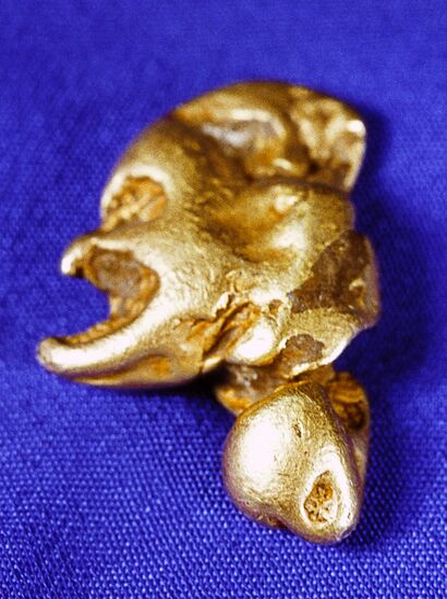 Russia Diamond Depository gold nugget