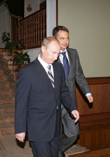 VLADIMIR PUTIN JOSE LUIS RODRIGUEZ ZAPATERO