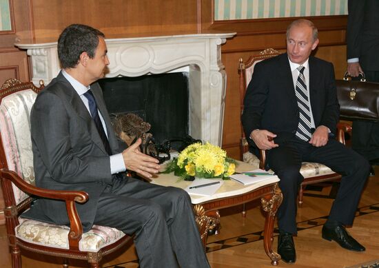 VLADIMIR PUTIN JOSE LUIS RODRIGUEZ ZAPATERO