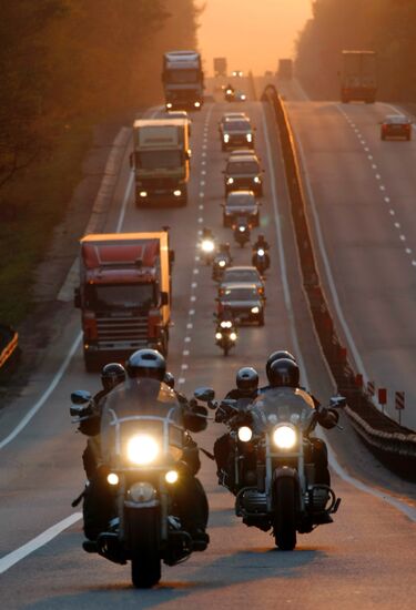 BIKER SACRED PROCESSION