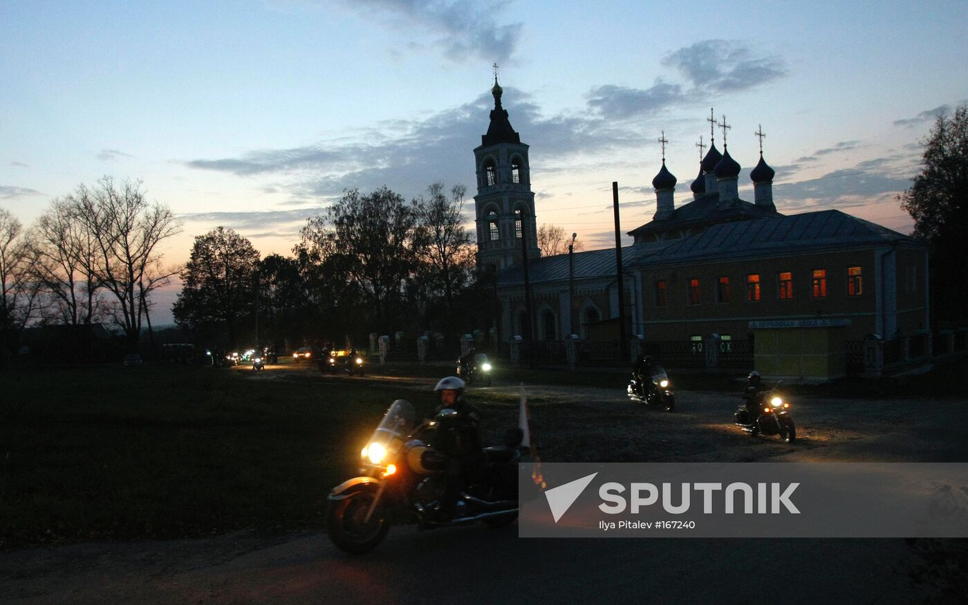BIKER SACRED PROCESSION