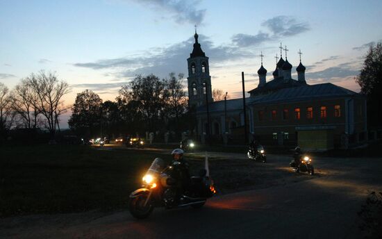 BIKER SACRED PROCESSION
