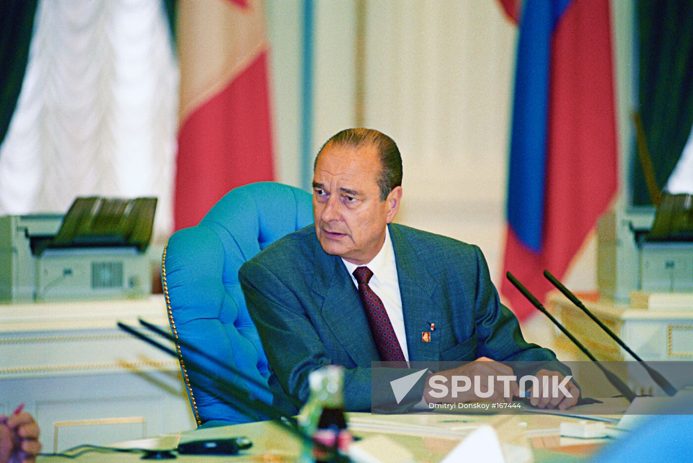Chirac meeting nuclear safety security Moscow
