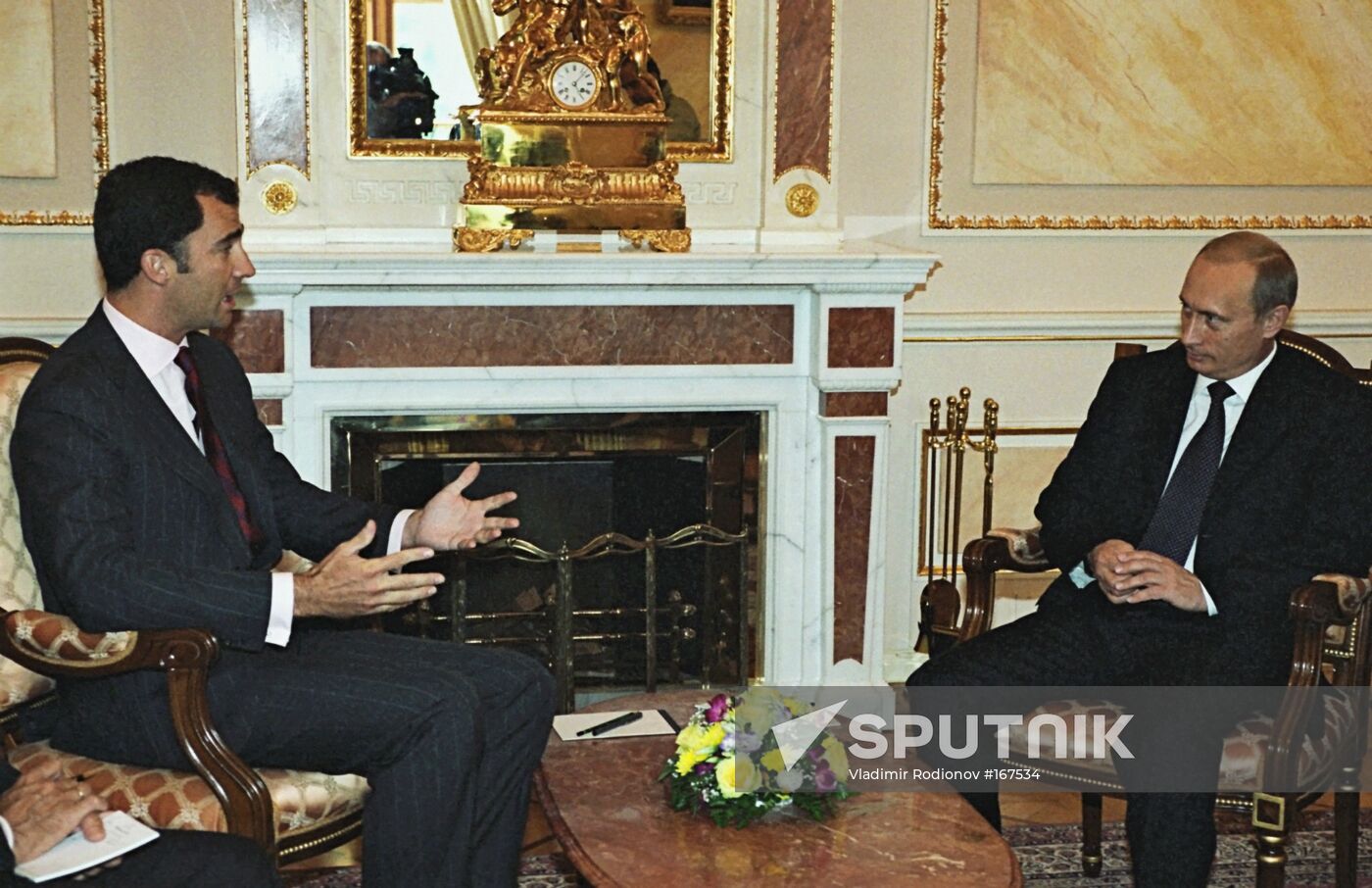 Putin Felipe Meeting Kremlin