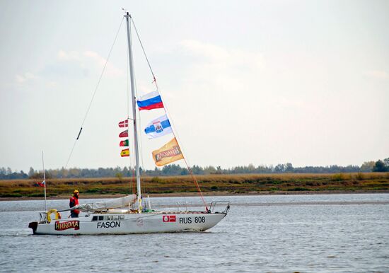 Alexei Fedoruk yachtsman solo voyage Novgorod