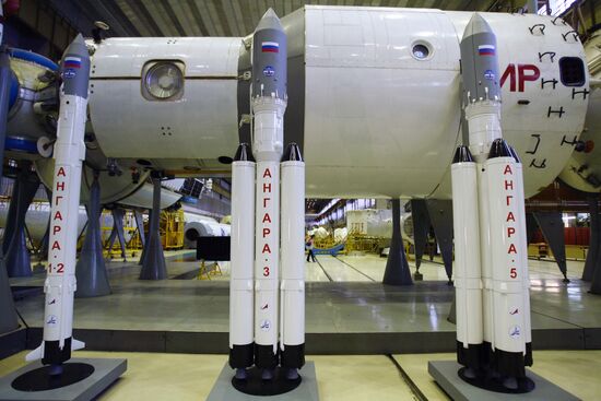 Models of Angara launch vehicles