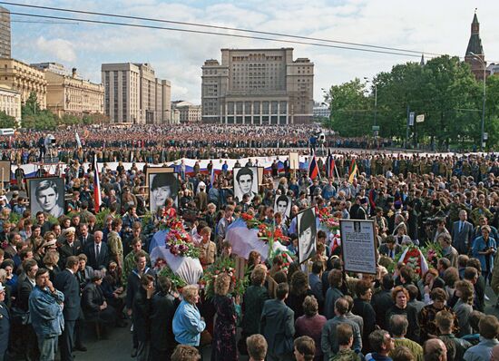 coup; victims; funeral;