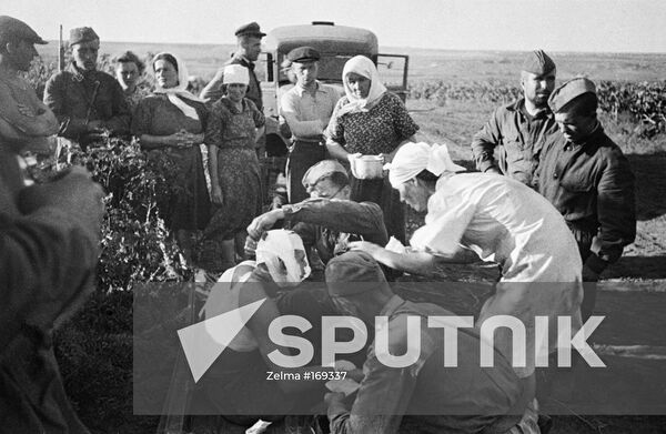 Great Patriotic War Wounded Nurses