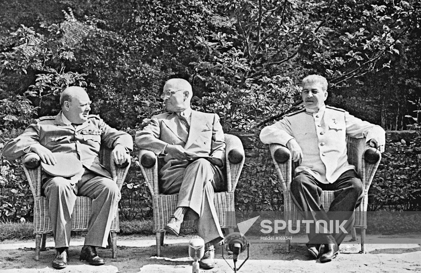 Potsdam conference Churchill Truman Stalin