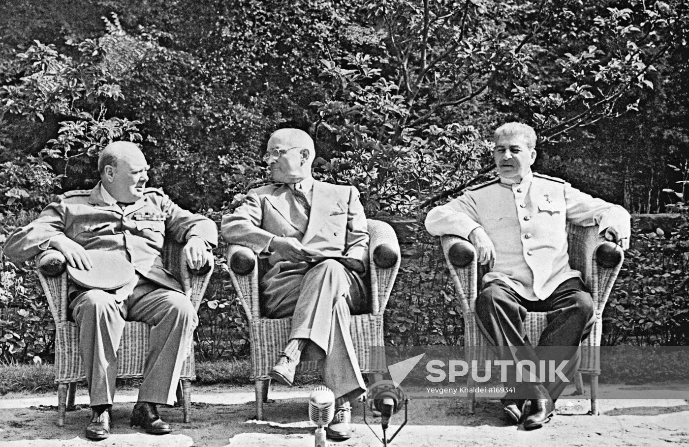 Potsdam conference Churchill Truman Stalin