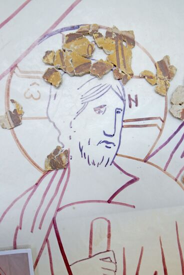 Restoring a church and its frescoes
