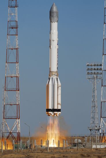 Launch of Proton-K rocket