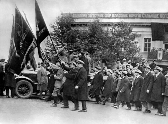 Odessa elections city Soviet demonstration